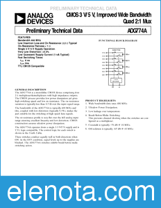 Analog Devices ADG774A datasheet