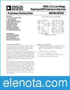 Analog Devices ADG788 datasheet