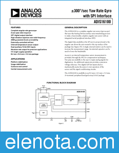 Analog Devices ADIS16100 datasheet