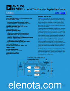Analog Devices ADIS16136 datasheet