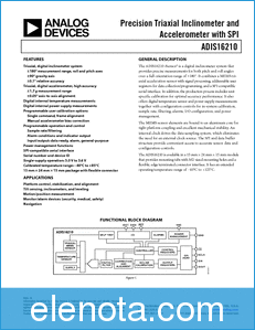 Analog Devices ADIS16210 datasheet