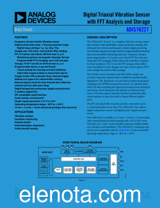 Analog Devices ADIS16227 datasheet