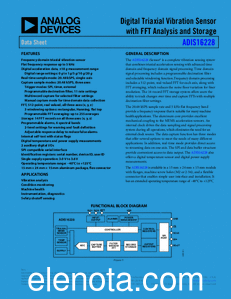 Analog Devices ADIS16228 datasheet