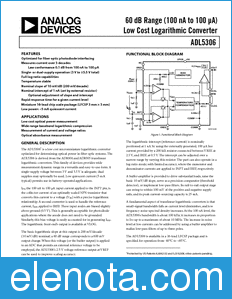 Analog Devices ADL5306 datasheet