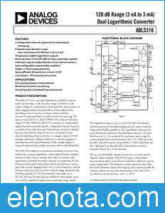 Analog Devices ADL5310 datasheet