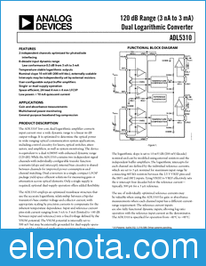 Analog Devices ADL5310 datasheet