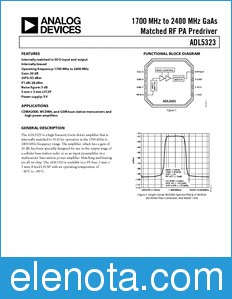 Analog Devices ADL5323 datasheet