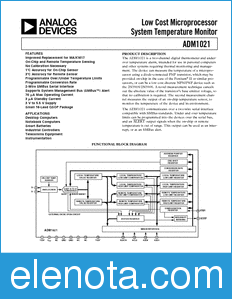 Analog Devices ADM1021 datasheet