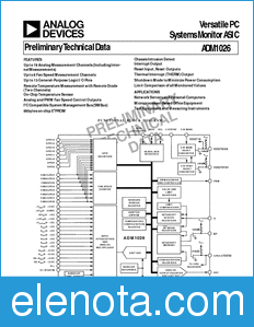 Analog Devices ADM1026 datasheet