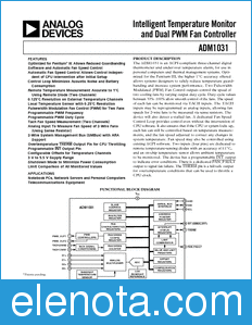 Analog Devices ADM1031 datasheet