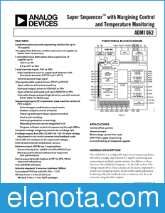Analog Devices ADM1062 datasheet