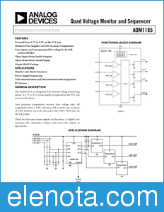 Analog Devices ADM1185 datasheet