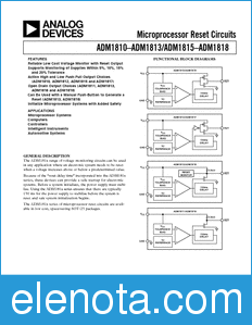 Analog Devices ADM1811 datasheet