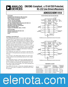 Analog Devices ADM202E datasheet