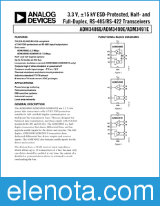 Analog Devices ADM3486E datasheet
