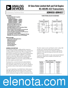 Analog Devices ADM4850-ADM4587 datasheet