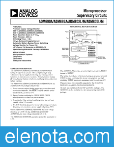 Analog Devices ADM690A datasheet