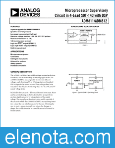 Analog Devices ADM811 datasheet