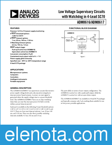 Analog Devices ADM8616 datasheet