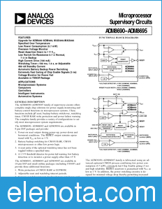 Analog Devices ADM8691 datasheet