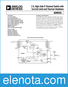 Analog Devices ADM869L datasheet