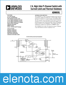 Analog Devices ADM869L datasheet