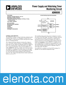 Analog Devices ADM9690 datasheet
