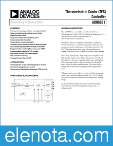 Analog Devices ADN8831 datasheet