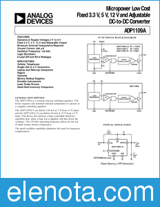 Analog Devices ADP1109A datasheet