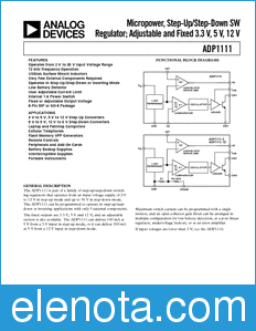 Analog Devices ADP1111 datasheet