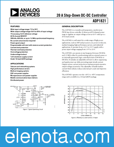 Analog Devices ADP1821 datasheet