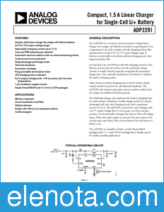 Analog Devices ADP2291 datasheet