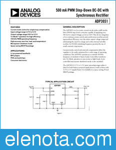 Analog Devices ADP3051 datasheet