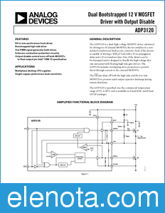 Analog Devices ADP3120 datasheet