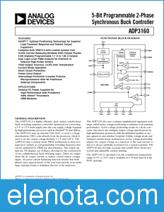Analog Devices ADP3160 datasheet