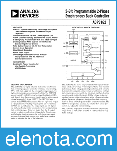 Analog Devices ADP3162 datasheet