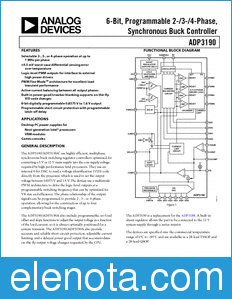 Analog Devices ADP3190 datasheet