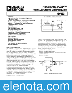 Analog Devices ADP3301 datasheet