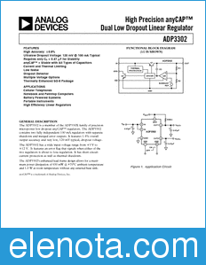 Analog Devices ADP3302 datasheet