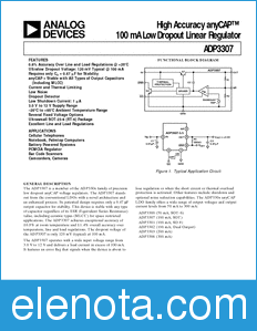 Analog Devices ADP3307 datasheet