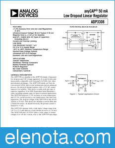 Analog Devices ADP3308 datasheet