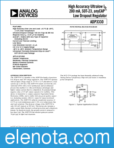 Analog Devices ADP3330 datasheet