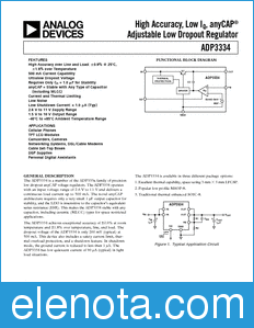 Analog Devices ADP3334 datasheet