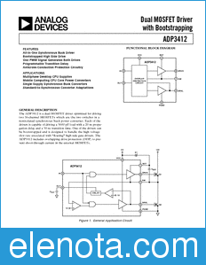 Analog Devices ADP3412 datasheet