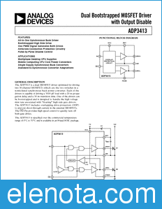Analog Devices ADP3413 datasheet