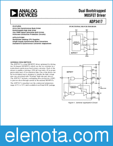 Analog Devices ADP3417 datasheet