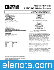 Analog Devices ADR01 datasheet
