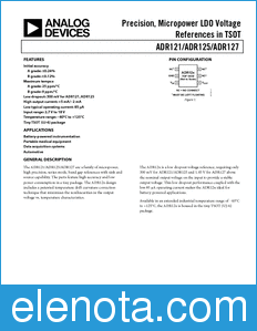 Analog Devices ADR121 datasheet