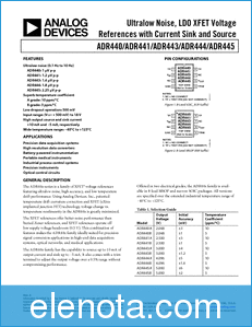 Analog Devices ADR440 datasheet