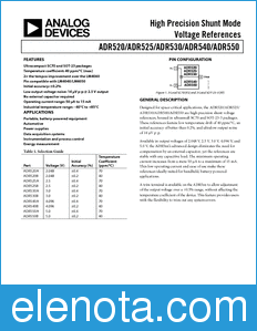 Analog Devices ADR520 datasheet
